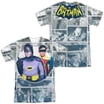 thumbnail image 1 of Batman Classic Tv 60S Panels Unisex Adult Sublimated Costume T Shirt (Front/Back), 3X-Large Multicolor, 1 of 2