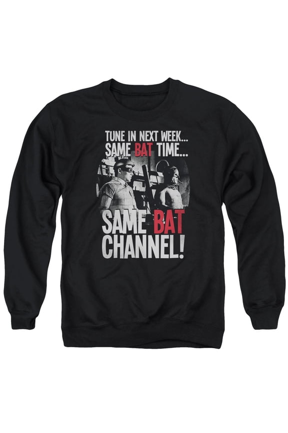 Batman Classic Tv - Bat Channel - Crewneck Sweatshirt - Medium