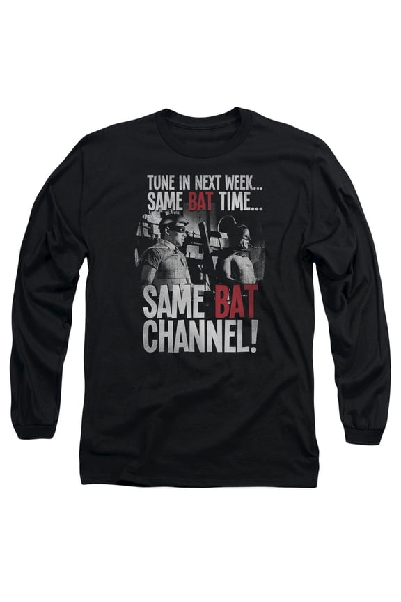 Batman Classic Tv - Bat Channel - Long Sleeve Shirt - Medium