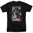 thumbnail image 1 of Batman Classic TV Bat Channel S/S Adult 18/1 T-Shirt Black, 1 of 2