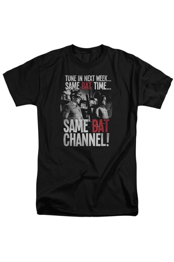 Batman Classic Tv - Bat Channel - Tall Fit Short Sleeve Shirt - X-Large