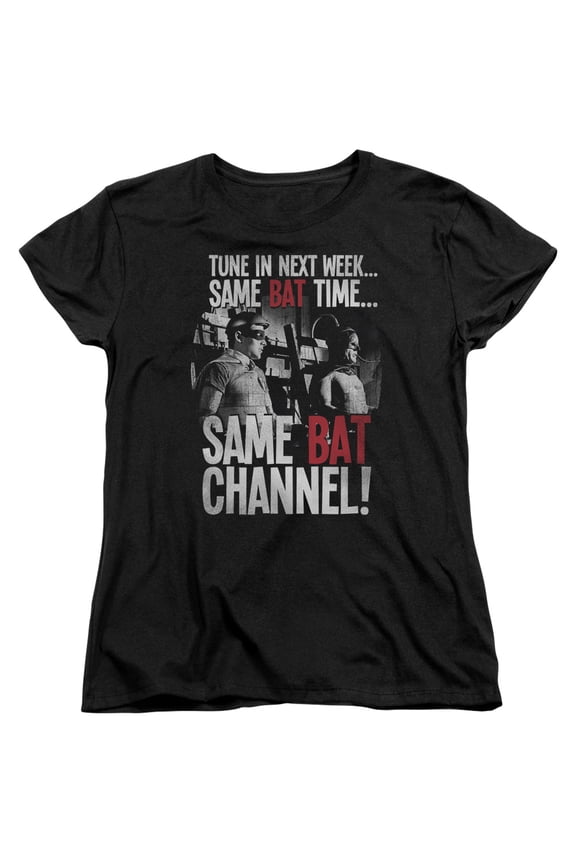 Batman Classic Tv - Bat Channel - Women's Short Sleeve Shirt - Medium