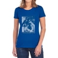 thumbnail image 1 of Batman Classic Tv Boogie Nights Women's T Shirt, Royal, Small, 1 of 6