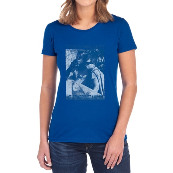 Batman Classic Tv Boogie Nights Women's T Shirt, Royal, Small