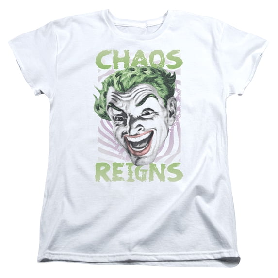 Batman Classic Tv - Chaos Reigns - Women's Short Sleeve Shirt - X-Large