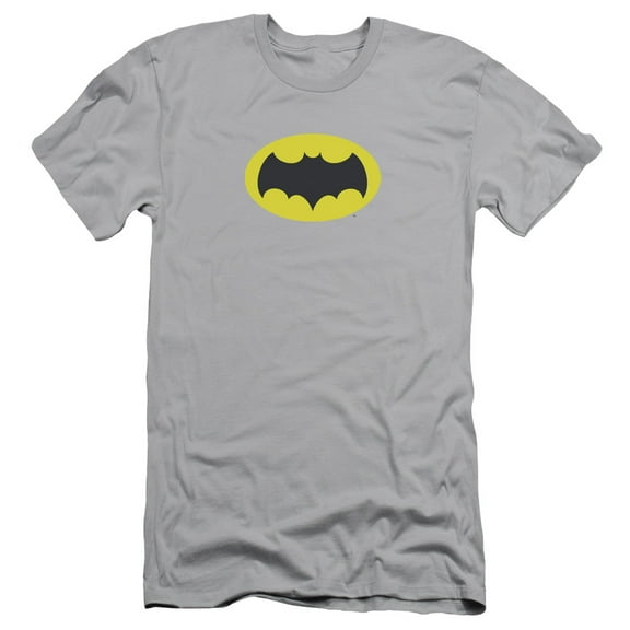 Batman Classic Tv - Chest Logo - Slim Fit Short Sleeve Shirt - Small