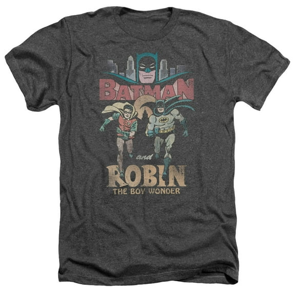 Batman Classic Tv - Classic Duo - Heather Short Sleeve Shirt - Small
