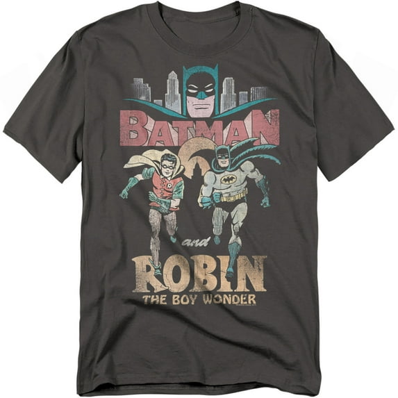 Batman Classic TV T-Shirt Classic Duo Unisex Graphic Tee For Men & Women