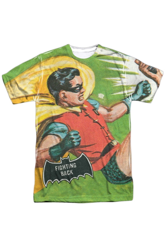 Batman Classic Tv - Fighting Back - Short Sleeve Shirt - Medium