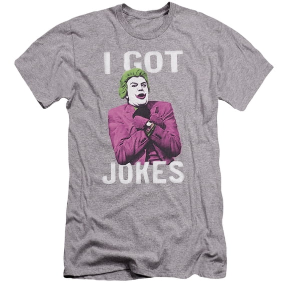 Batman Classic Tv - Got Jokes - Premium Slim Fit Short Sleeve Shirt - Small