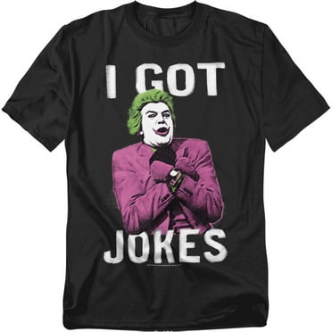 Batman Classic TV T-Shirt Got Jokes Unisex Graphic Tee For Men & Women Black 