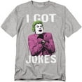 thumbnail image 1 of Batman Classic TV T-Shirt Got Jokes Unisex Graphic Tee For Men & Women Athletic Heather&nbsp;, 1 of 7