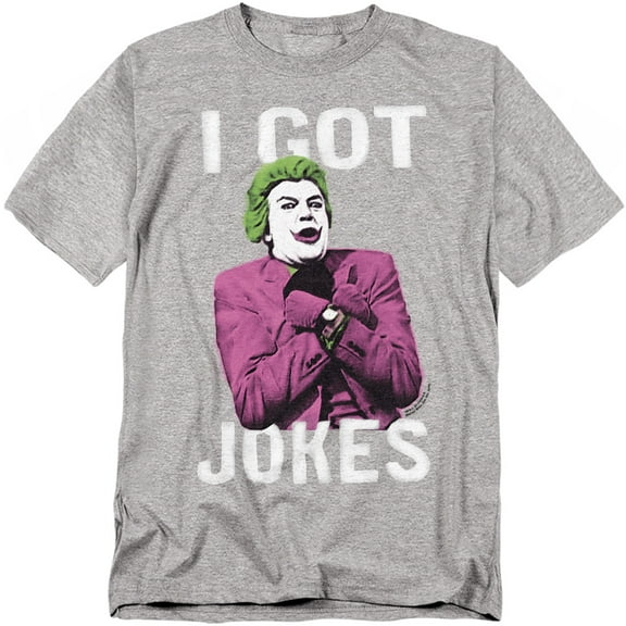 Batman Classic TV T-Shirt Got Jokes Unisex Graphic Tee For Men & Women Athletic Heather 