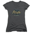 thumbnail image 1 of Batman Classic Tv - In Color - Juniors Cap Sleeve V-Neck Shirt - X-Large, 1 of 2
