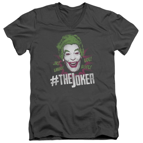 Batman Classic Tv - #Joker - Slim Fit V Neck Shirt - Medium
