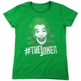 thumbnail image 1 of Batman Classic Tv #Joker Women's T Shirt, Kelly Green, Large, 1 of 6