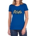 thumbnail image 1 of Batman Classic Tv Show Logo Women's T Shirt, Royal, Large, 1 of 6