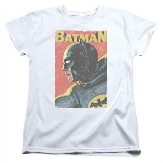 Batman Classic Tv-Vintman - Short Sleeve Womens Tee - White- Small