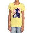 thumbnail image 1 of Batman Classic Tv Wayne 80S Women's T Shirt, Banana, Medium, 1 of 6