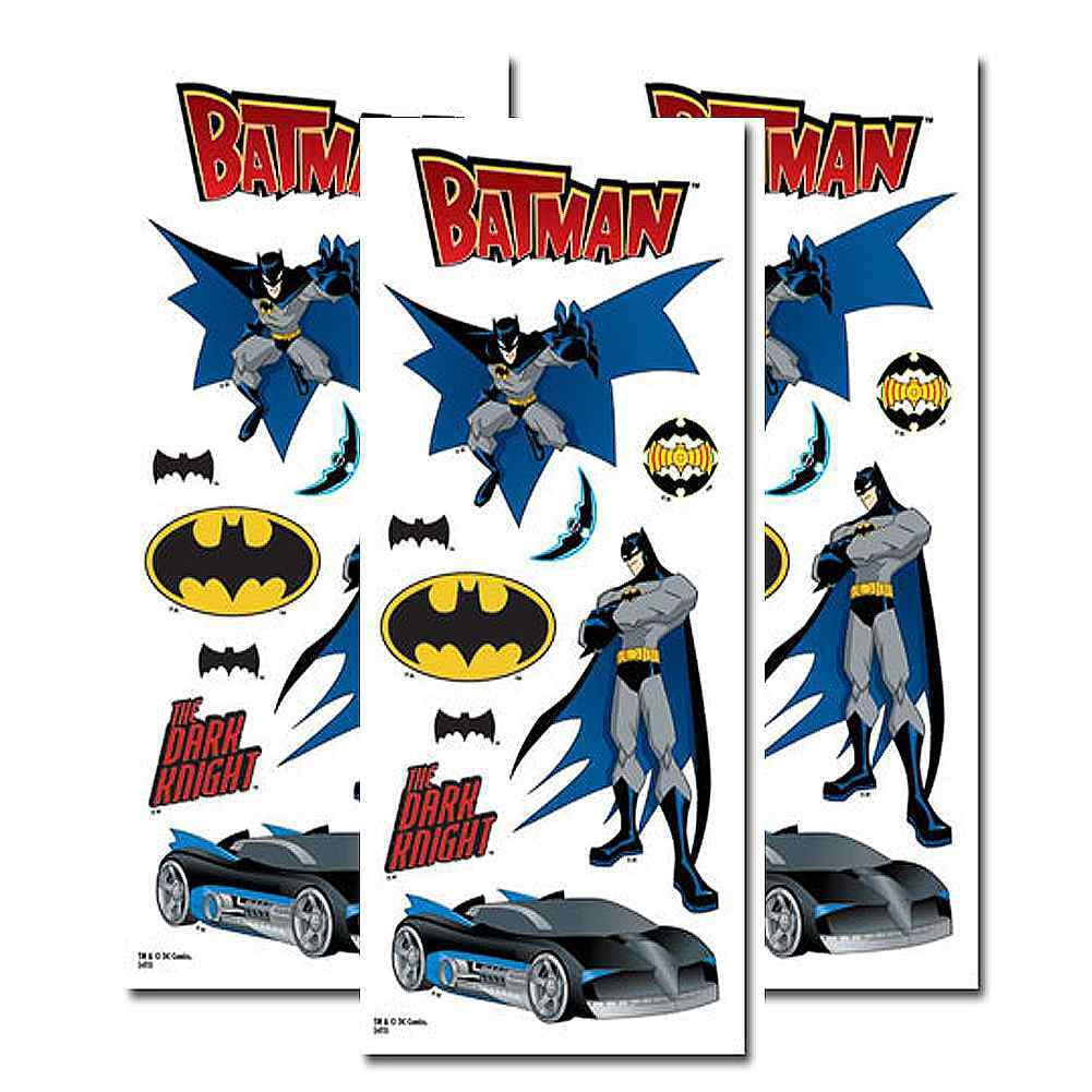 Batman Clear Sticker Set [3 Pack] - Walmart.com