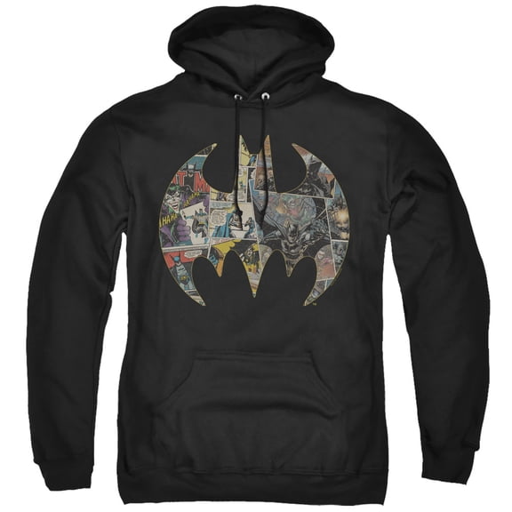 Batman - Collage Shield - Pull-Over Hoodie - X-Large