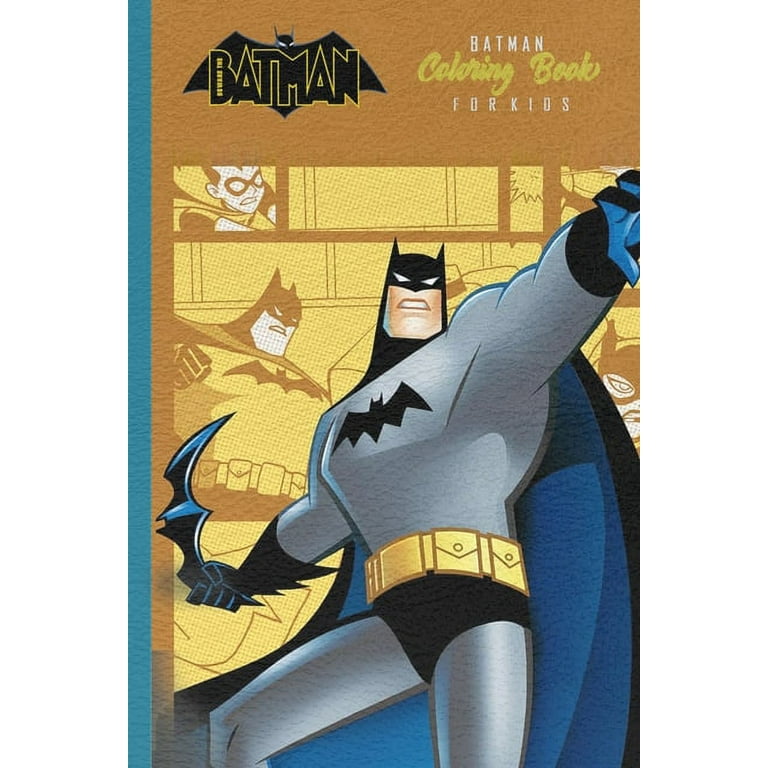 Batman 80pg Coloring Book & 12ct Colored Pencil- Assorted - G8 Central
