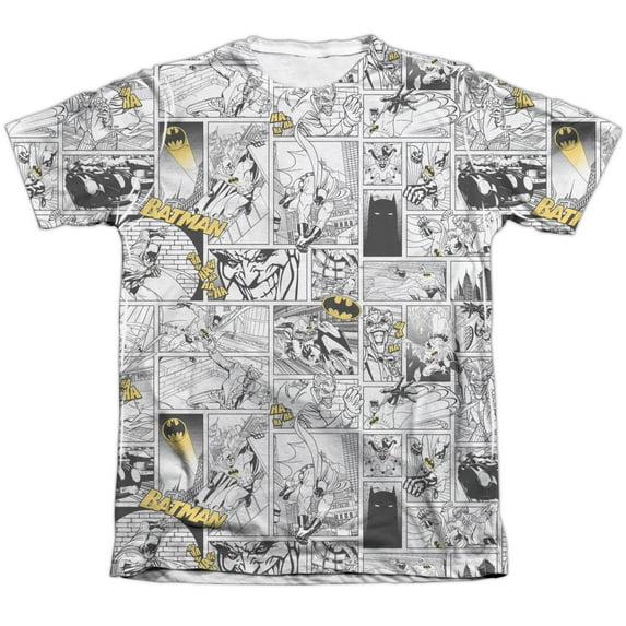 Batman - Comic All Over - Short Sleeve Shirt - Medium