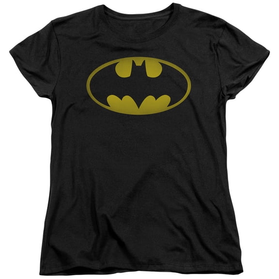 Batman Comic Book Cartoon Superhero Icon Original Bat Logo Women's T-Shirt Tee