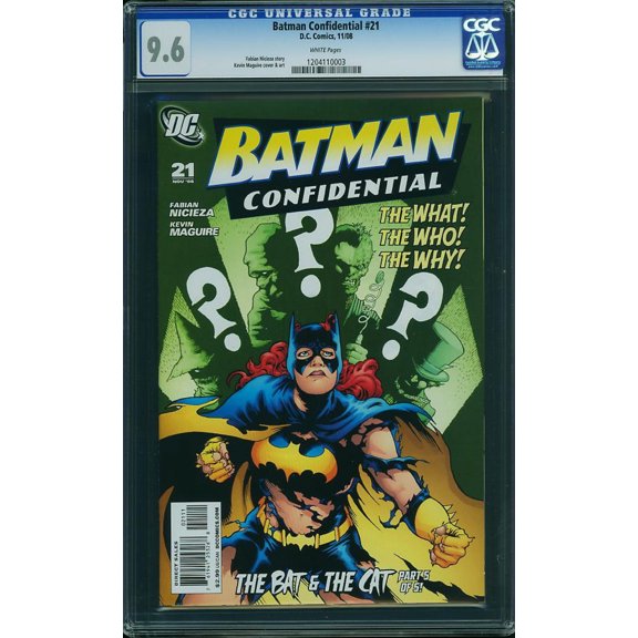 Batman Confidential #21 - CGC 9.6 Comic Book