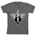 thumbnail image 1 of Batman Core Character Inside Triangle Youth Boy's Charcoal T-Shirt-Medium, 1 of 2