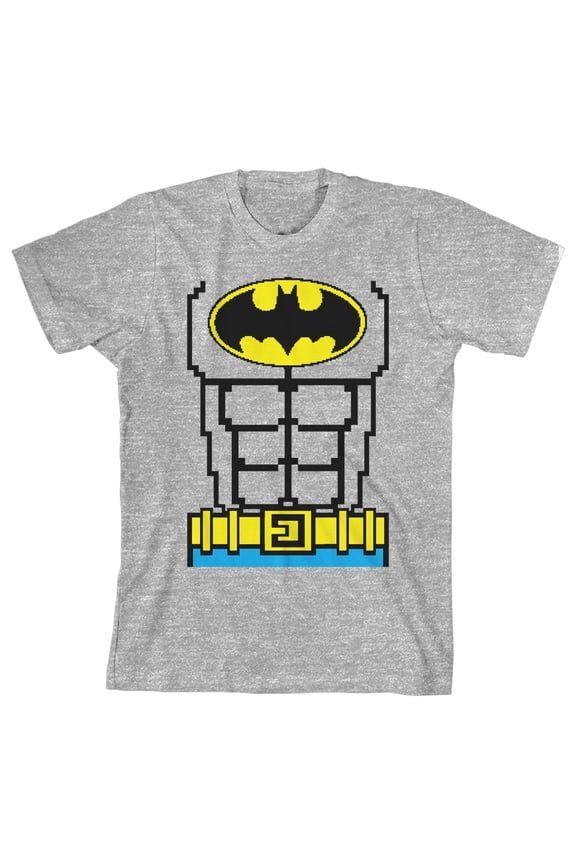 Batman Cosplay Boy's Athletic Heather T-shirt-Medium