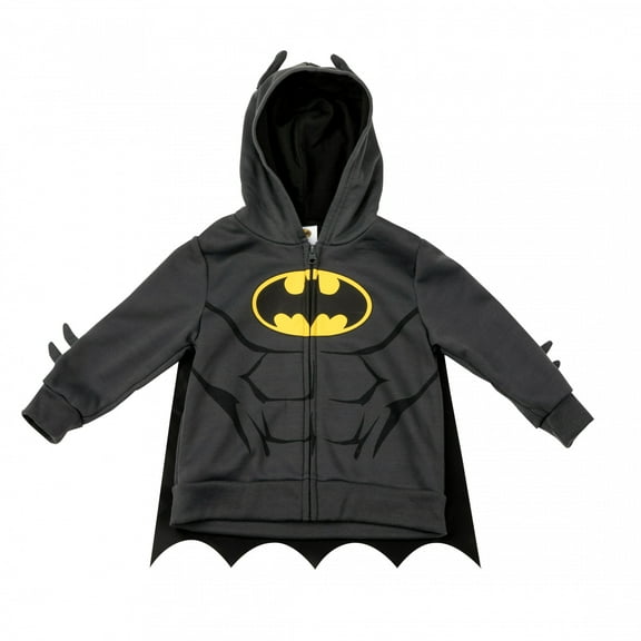 Batman Cosplay Toddler Hoodie with Cape-Toddler 2T