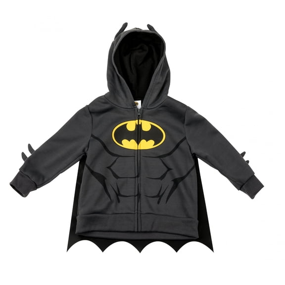Batman Cosplay Toddler Hoodie with Cape-Toddler 3T