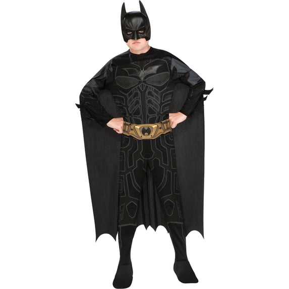 The Dark Knight Batman Costume for Kids by Rubies, Boys Medium