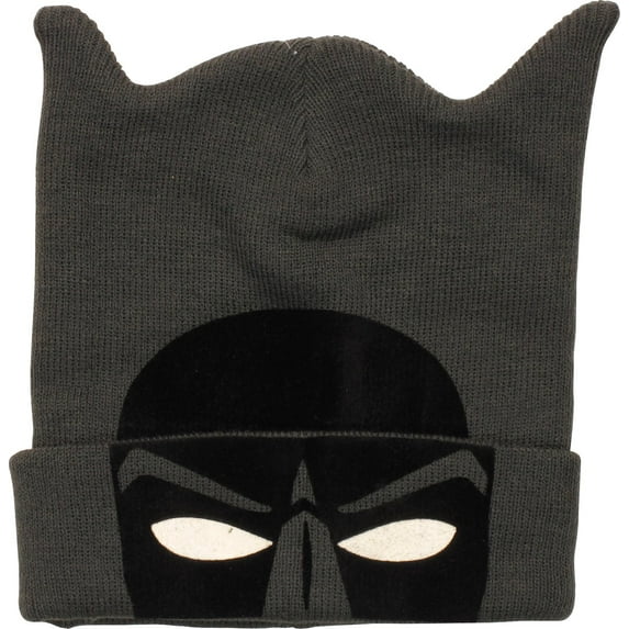 Batman Cowl Flocking Felt Cuff Beanie