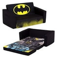 thumbnail image 1 of Batman Cozee Flip-Out Sofa - 2-in-1 Convertible Sofa to Lounger by Delta Children, 1 of 9
