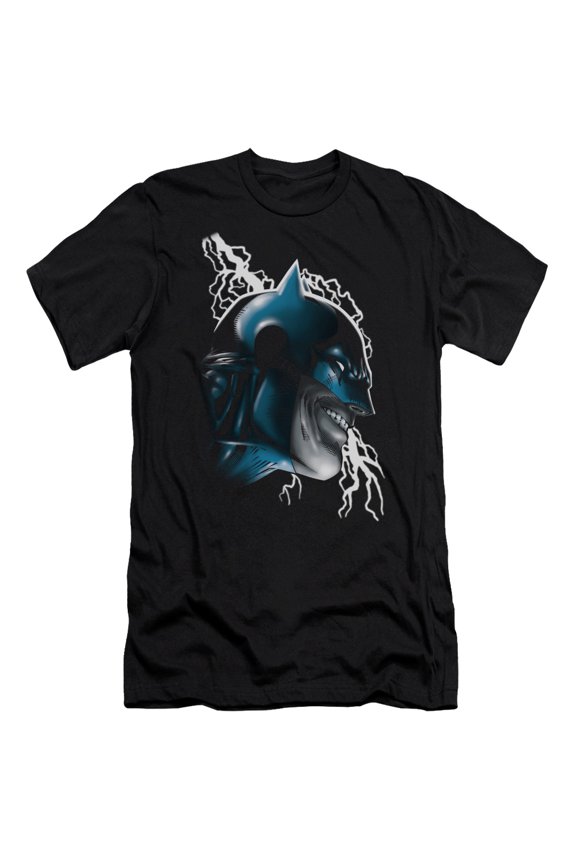 Batman - Crazy Grin - Premium Slim Fit Short Sleeve Shirt - X-Large