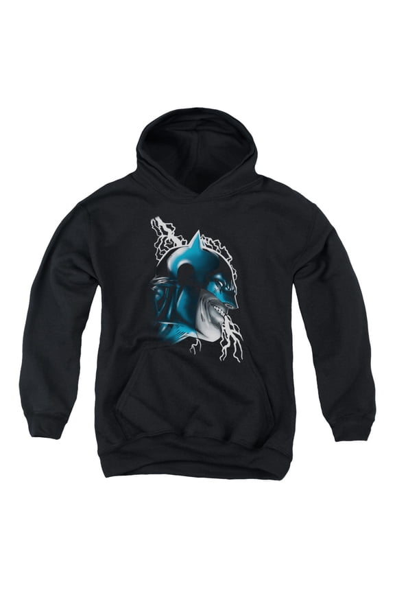 Batman - Crazy Grin - Youth Hooded Sweatshirt - Large