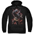 thumbnail image 1 of Batman-Crimson Knight - Adult Pull-Over Hoodie - Black- Small, 1 of 1