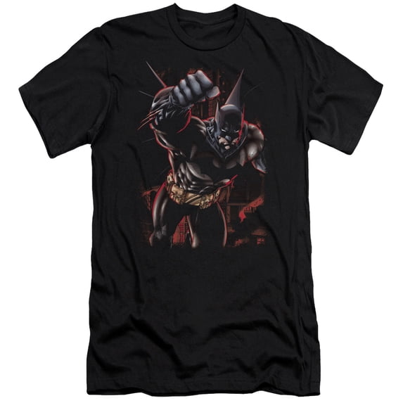 Batman - Crimson Knight - Premium Slim Fit Short Sleeve Shirt - Medium