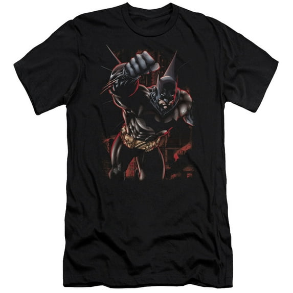 Batman - Crimson Knight - Premium Slim Fit Short Sleeve Shirt - X-Large