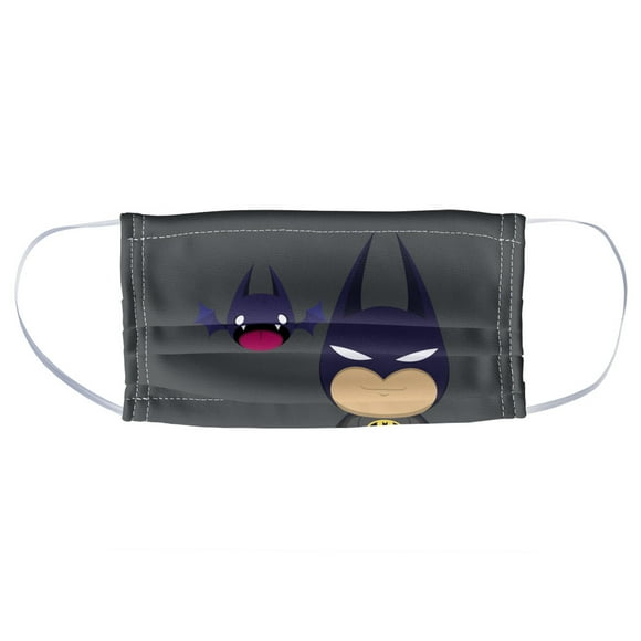 Batman Cute Batman 1-Ply Reusable Face Mask Covering, Unisex