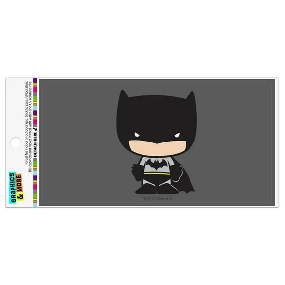 Batman Cute Chibi Character Automotive Car Refrigerator Locker Vinyl Magnet