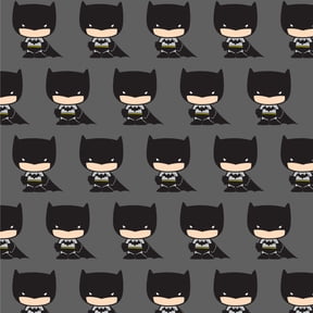 Batman Cute Chibi Character Premium Roll Gift Wrap Wrapping Paper