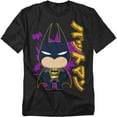 thumbnail image 1 of Batman T-Shirt Cute Kanji Unisex Graphic Tee For Men & Women, 1 of 7