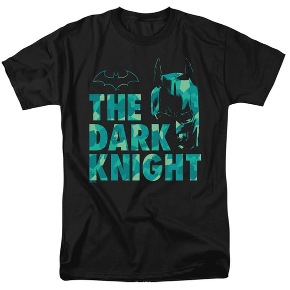 Batman Cutting Pattern S/S Adult 18/1 T-Shirt Black