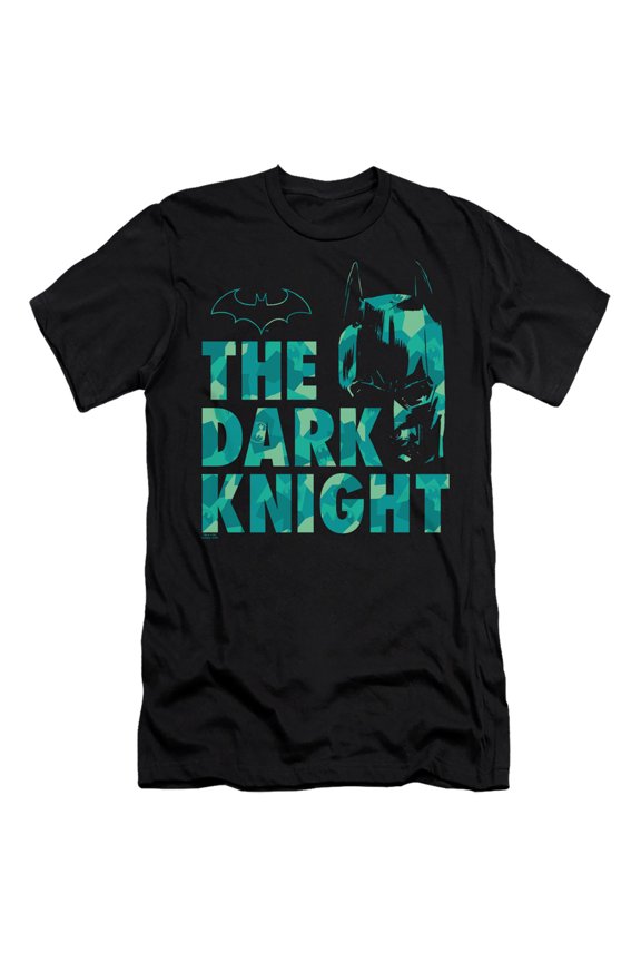 Batman Cutting Pattern S/S Adult 30/1 T-Shirt Black