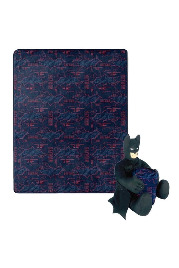 Cyber Symbols Kids Silk Touch Throw Blanket with Plush Hugger
