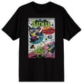 thumbnail image 1 of Batman DC Comic Book Cover Art Batman Vs. Penguin Men's Black Short Sleeve Tee, 1 of 7
