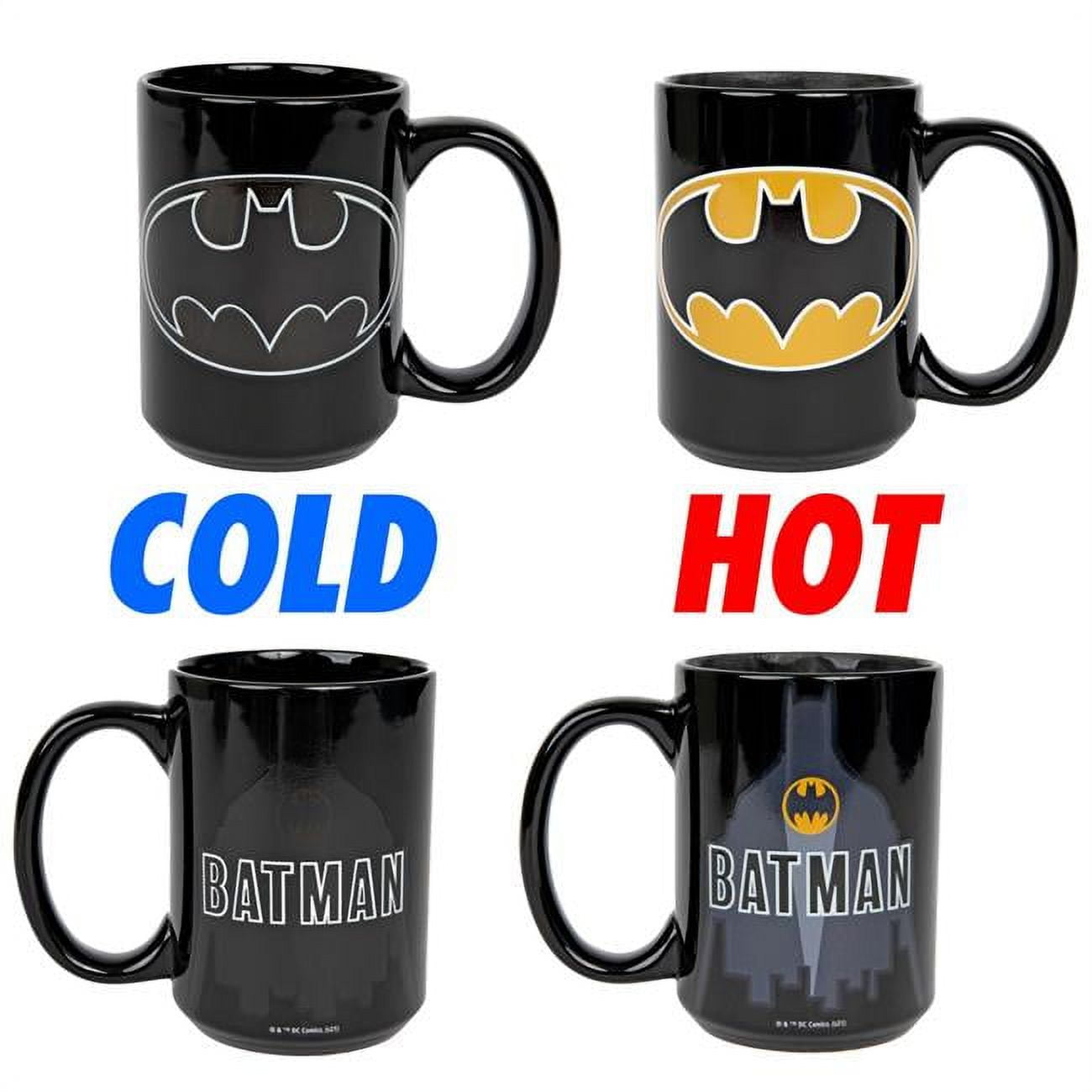Batman DC Comics Batman Classic Bat Symbol Color Change Mug - Walmart.com